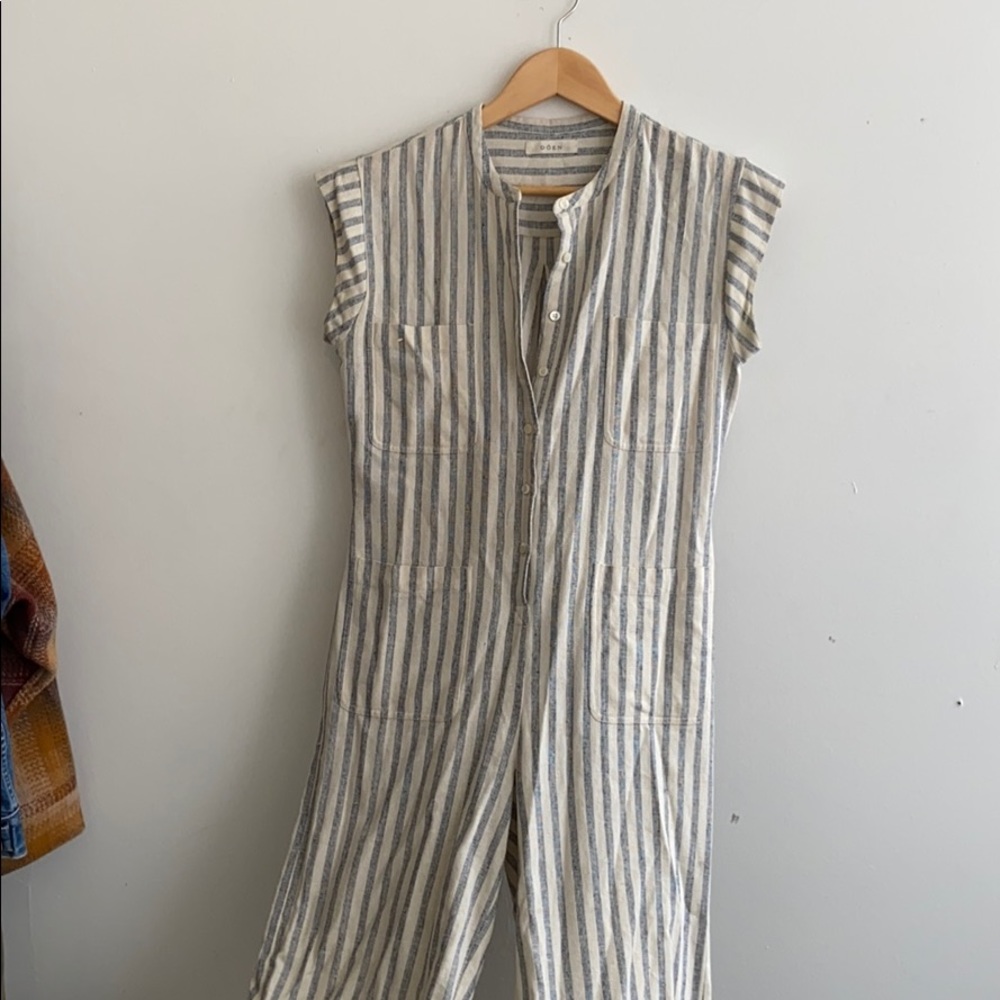 Doen Biarritz Silk Jumpsuit XS